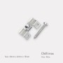 Inox fastening clip