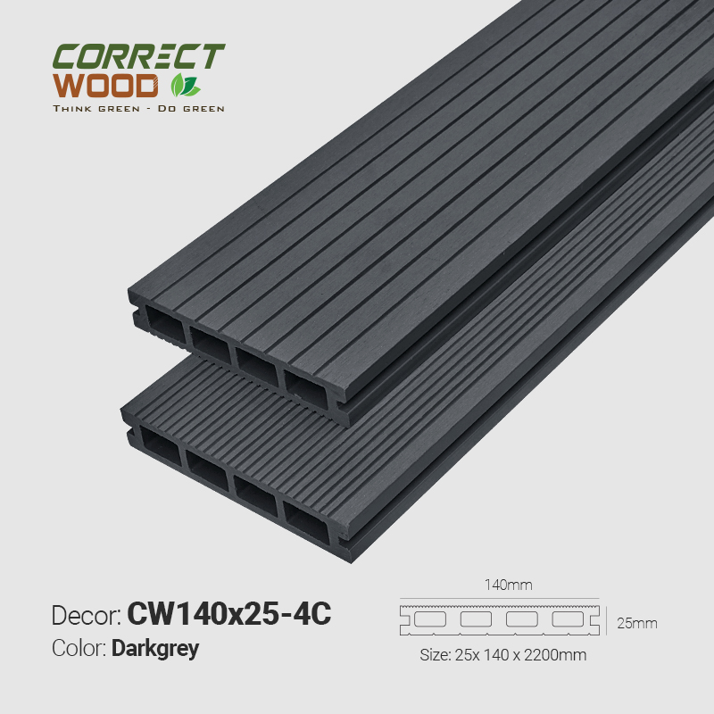 Correct Wood CW140X25-4C Darkgrey