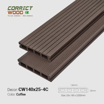 Correct Wood CW140X25-4C Coffee