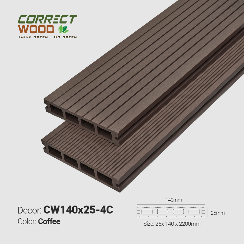 Correct Wood CW140X25-4C Coffee