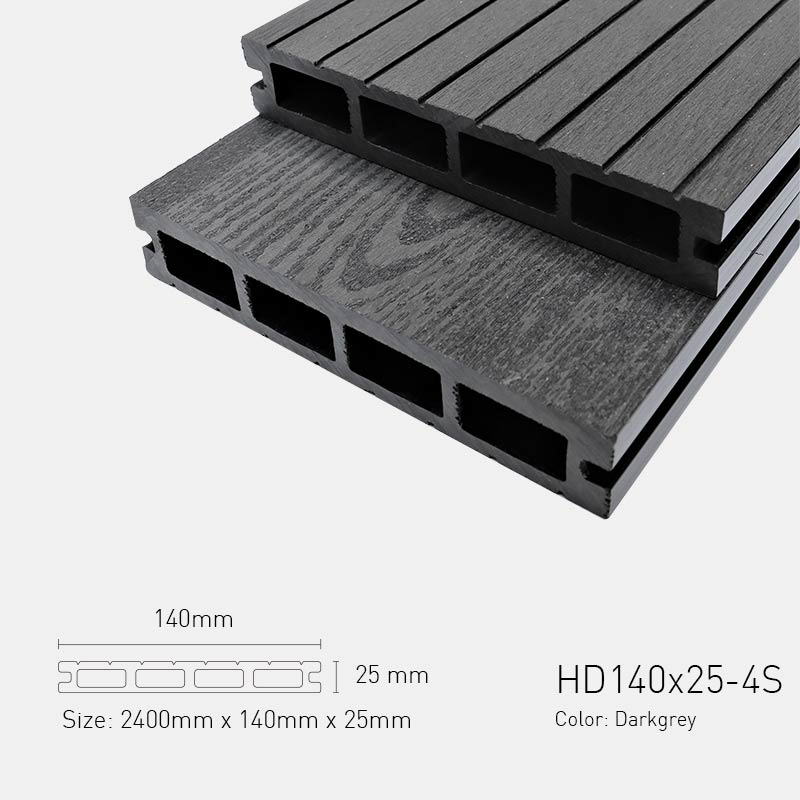 Decking HD140x25_4S Dark grey