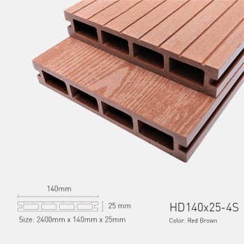 Decking HD140x25_4S Redbrown