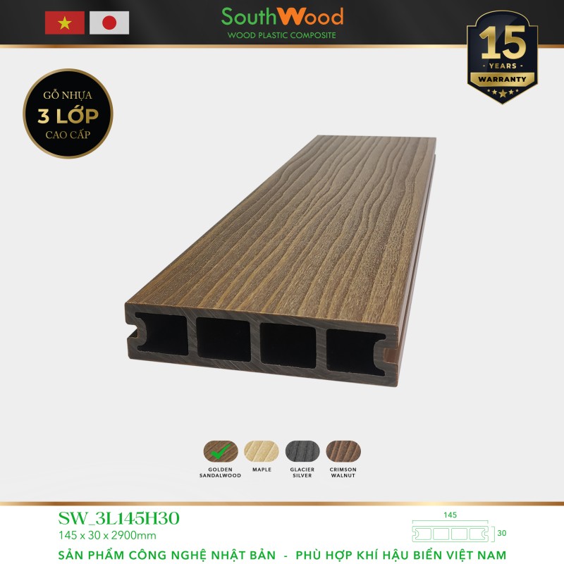 Southwood SW 3L145H30 Golden Sandal Wood