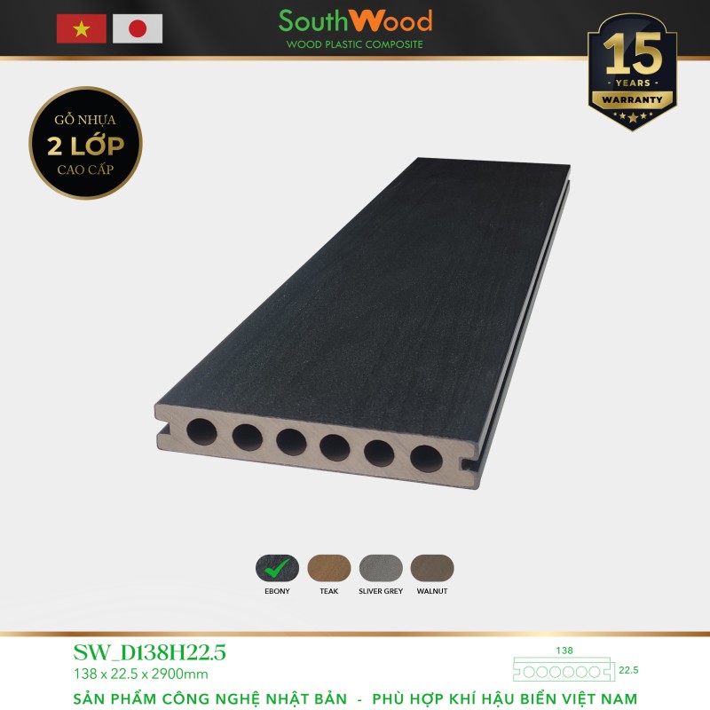 Southwood SW D138H225 Ebony