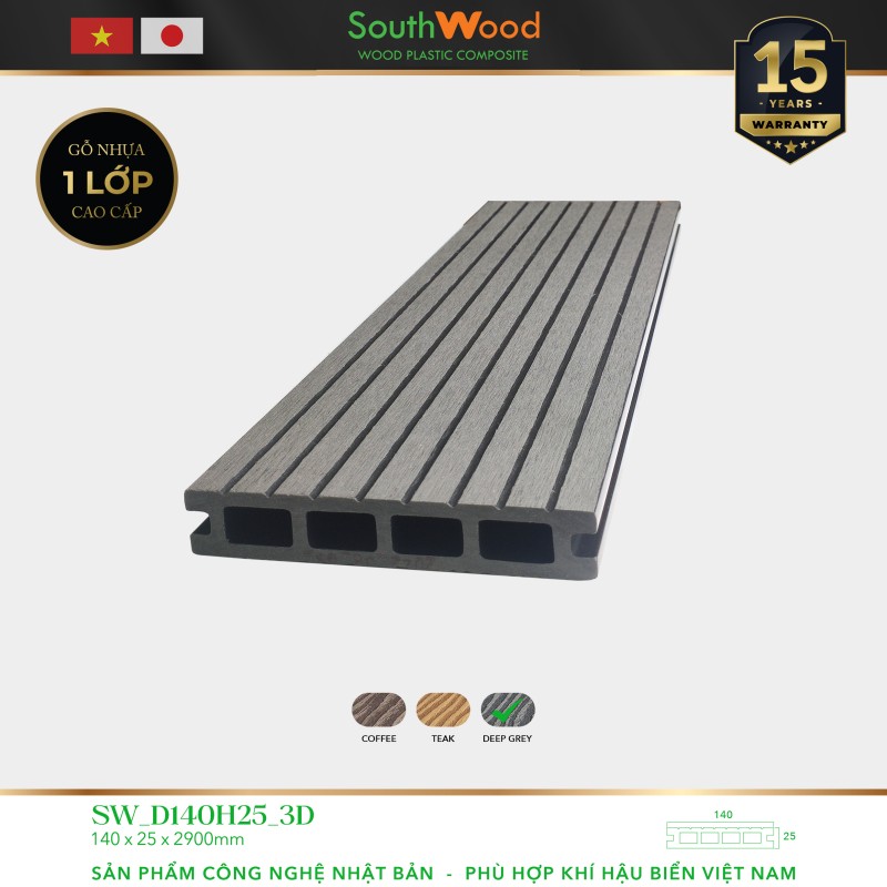 Southwood SW D140H25-3D Deep Grey