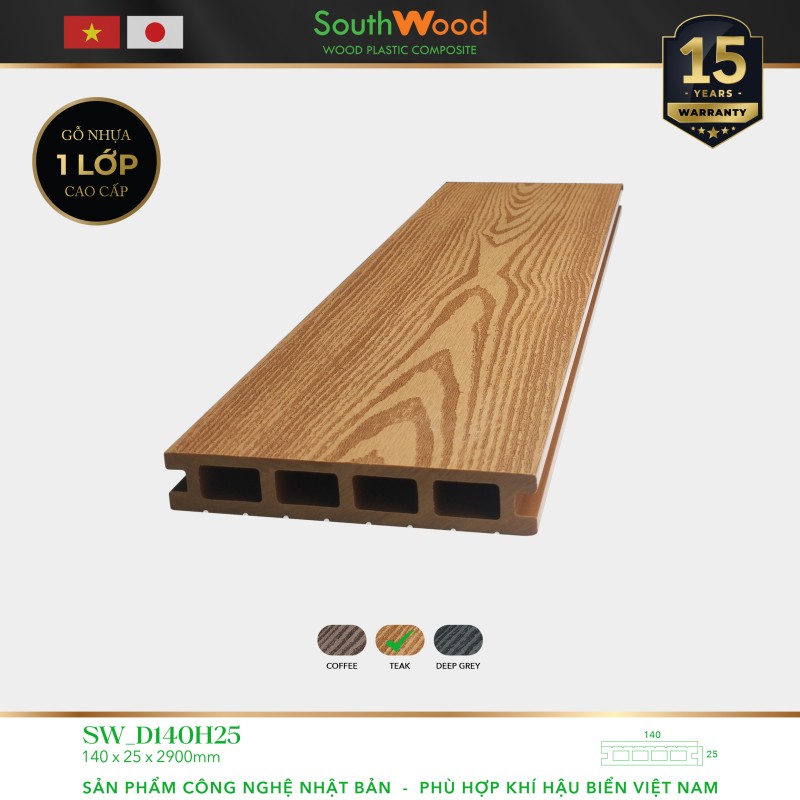 Southwood SW D140H25 Teak 