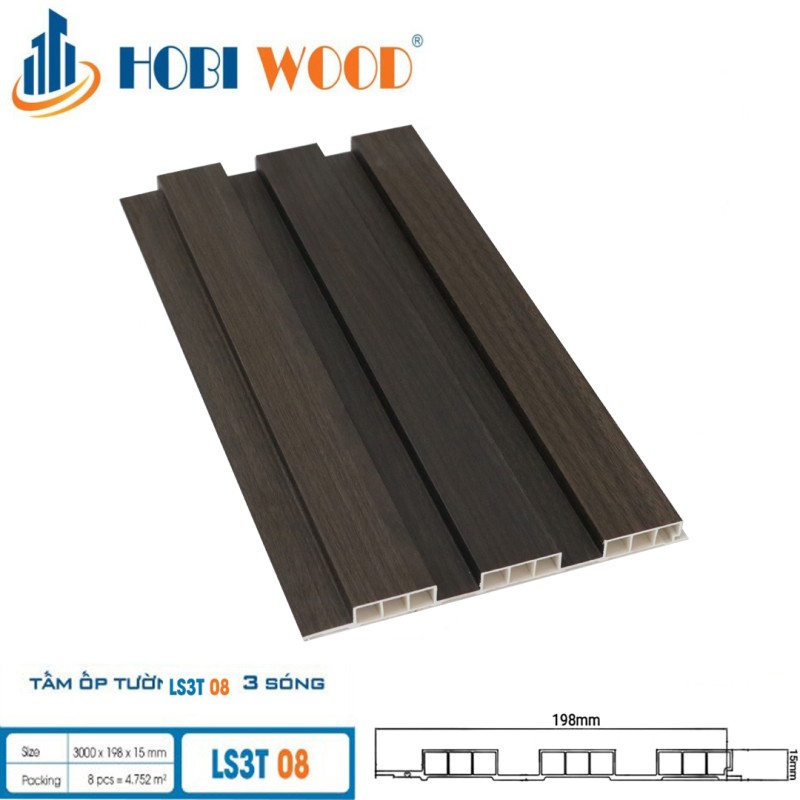 Wall Cladding Hobi Wood LS3T-08