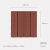 Decking title VDT01 Red-brown
