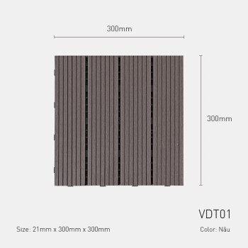 Decking tile VDT01 Coffee
