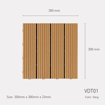 Decking tile VDT01 Wood