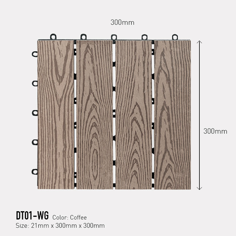 Decking tile AWood DT01 WG Coffee
