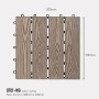 Decking tile AWood DT01 WG Coffee