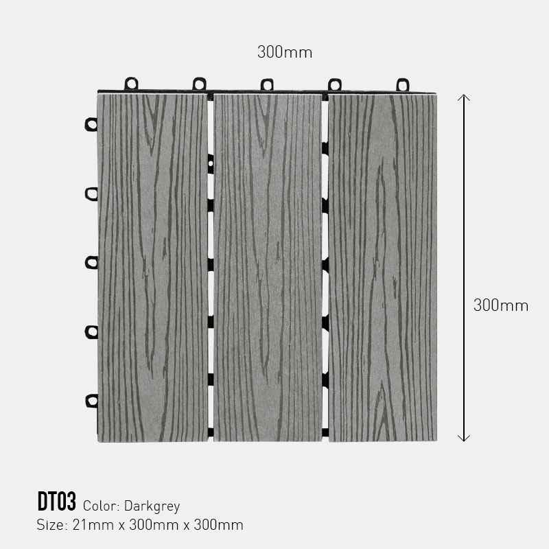Decking tile AWood DT03 Darkgrey