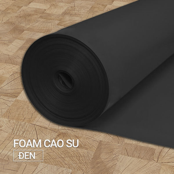 Black Rubber Foam 2 mm