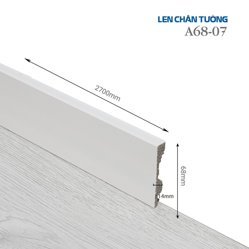 Plastic skirting A68-07