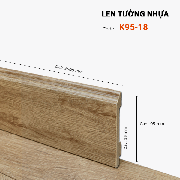 Plastic skirting K95-18
