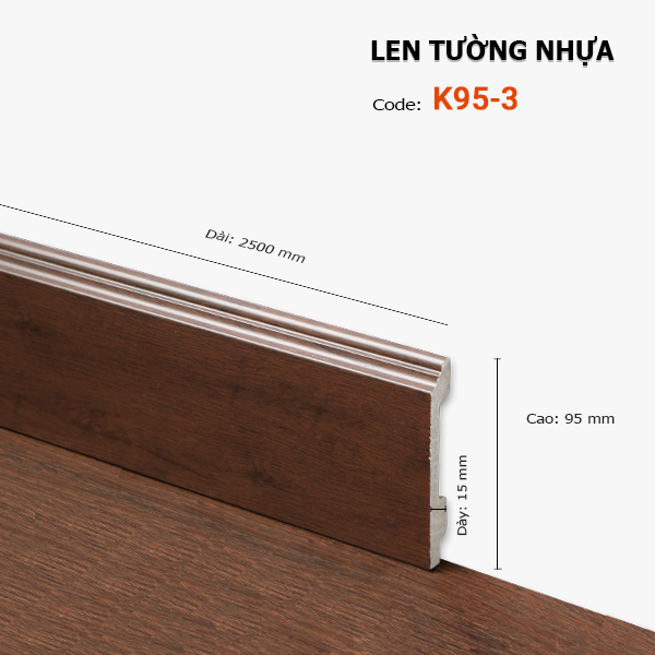 Plastic skirting K95-3