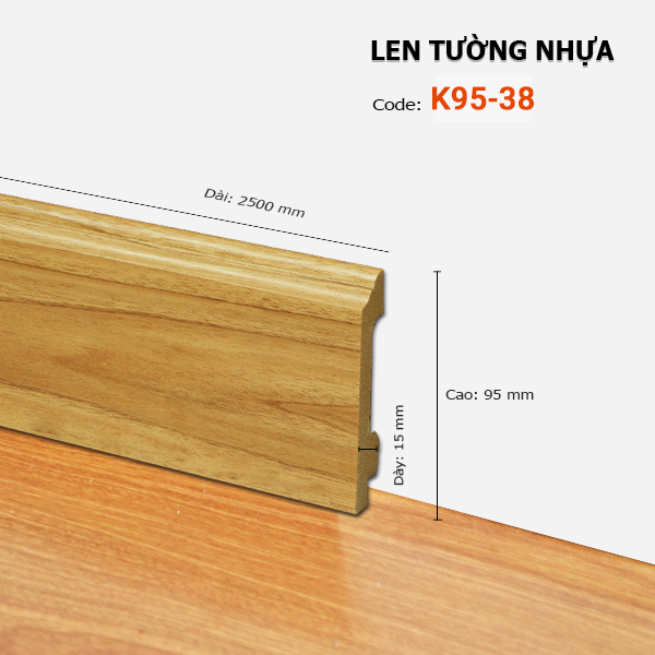Plastic skirting K95-38
