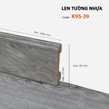 Plastic skirting K95-39