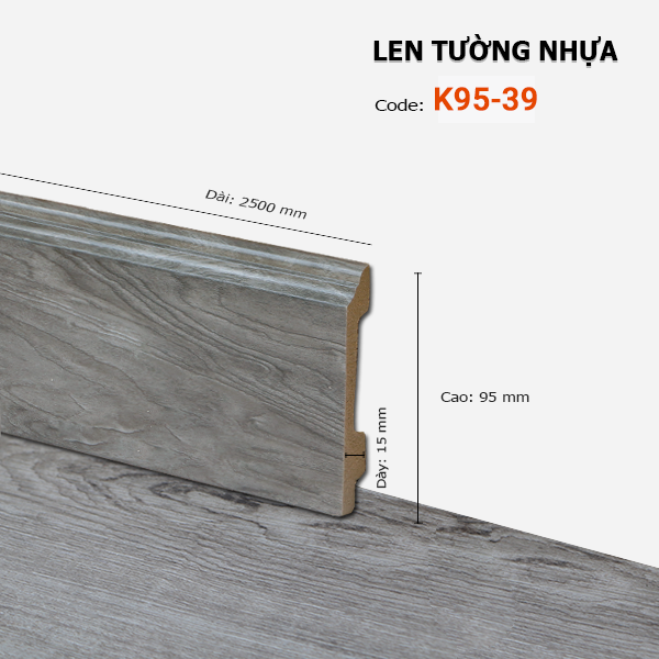 Plastic skirting K95-39