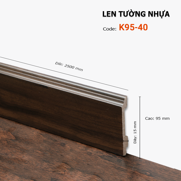 Plastic skirting K95-40