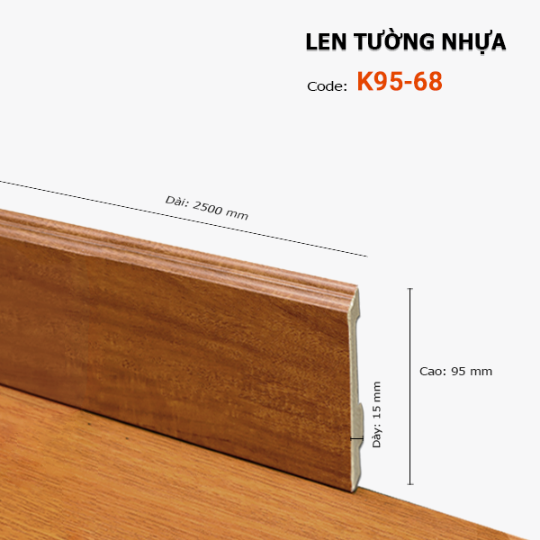 Plastic skirting K95-68