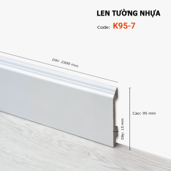 Plastic skirting K95-7