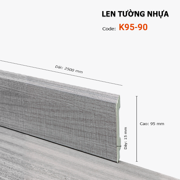 Plastic skirting K95-90