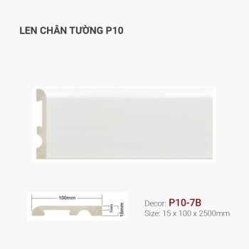 Plastic skirting P10-7B