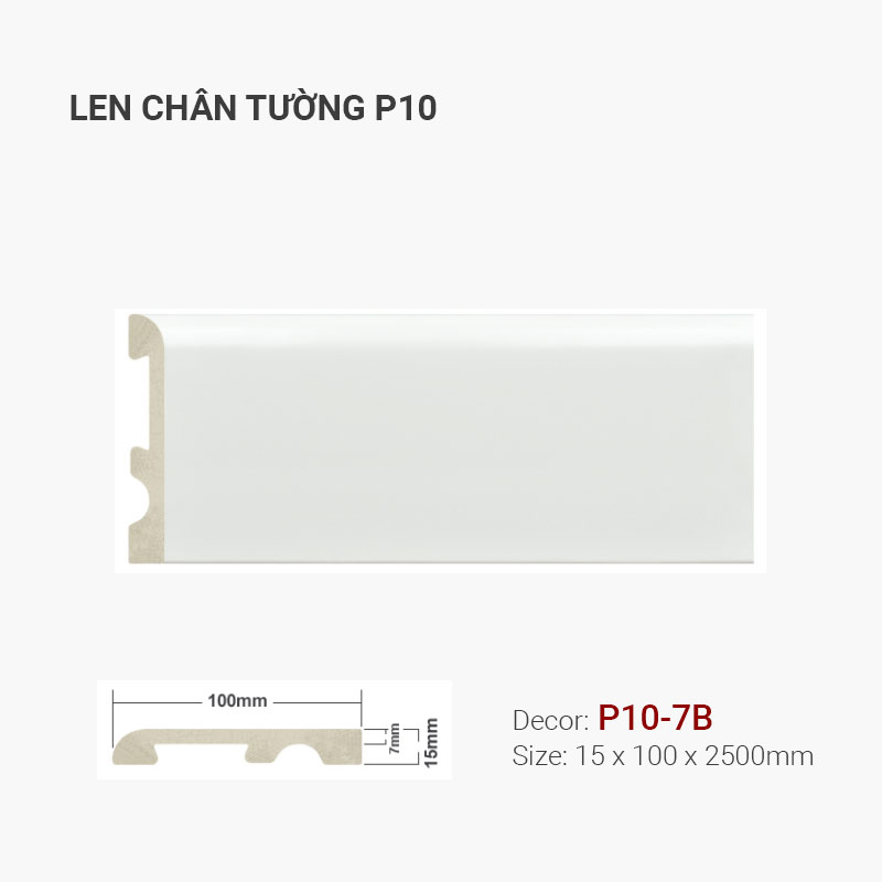 Plastic skirting P10-7B