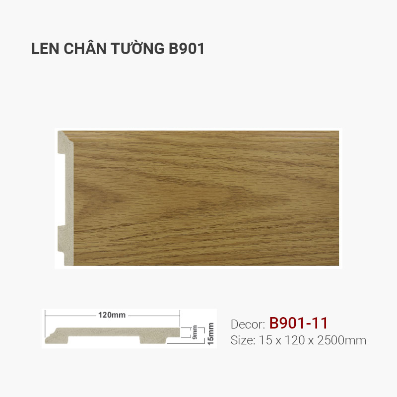Plastic skirting B901-11
