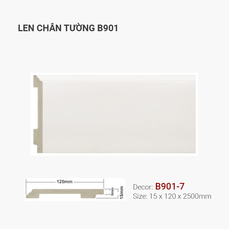 Plastic skirting B901-7
