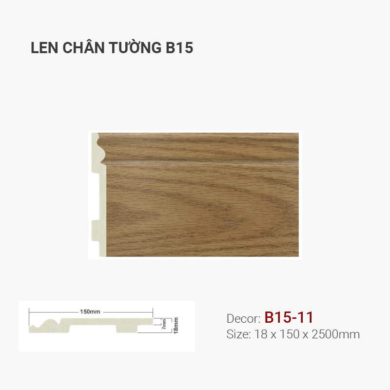 Plastic skirting B15-11