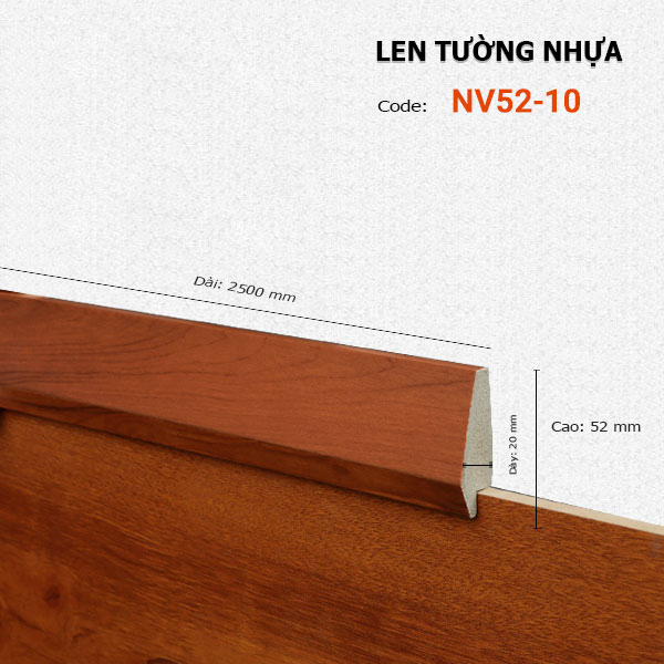 Plastic skirting NV52-10
