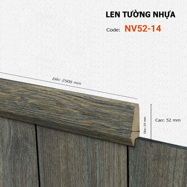 Plastic skirting NV52-14