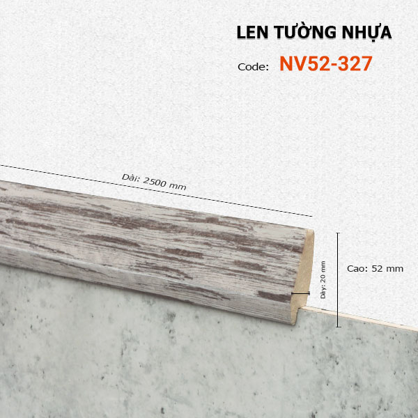 Plastic skirting NV52-327