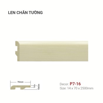Plastic skirting P7-16
