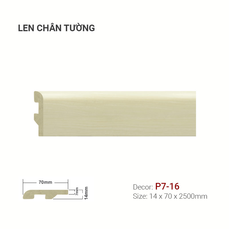 Plastic skirting P7-16