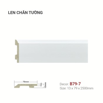 Plastic skirting B79-7