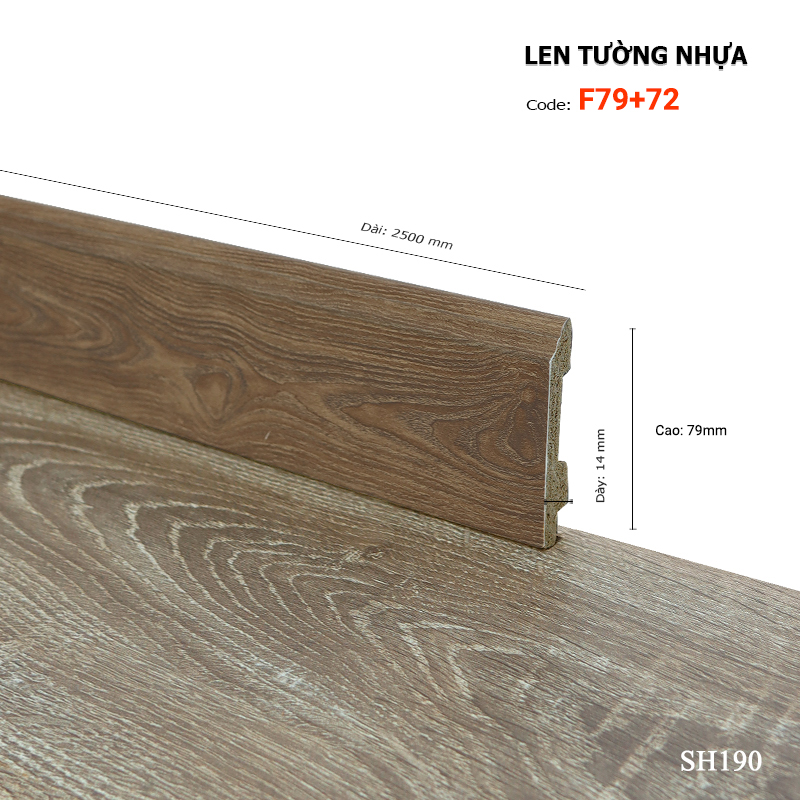 Plastic skirting F79+72