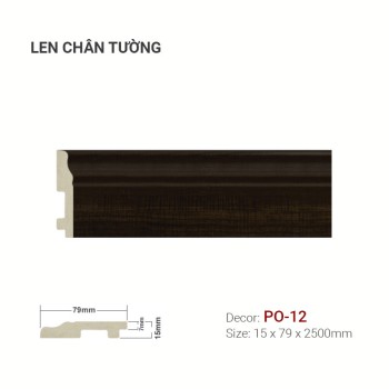 Plastic skirting PO-12