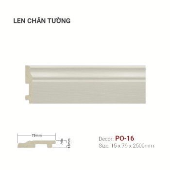 Plastic skirting PO-16