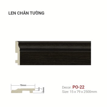 Plastic skirting PO-22