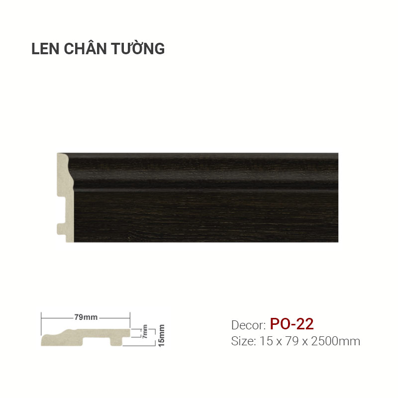 Plastic skirting PO-22