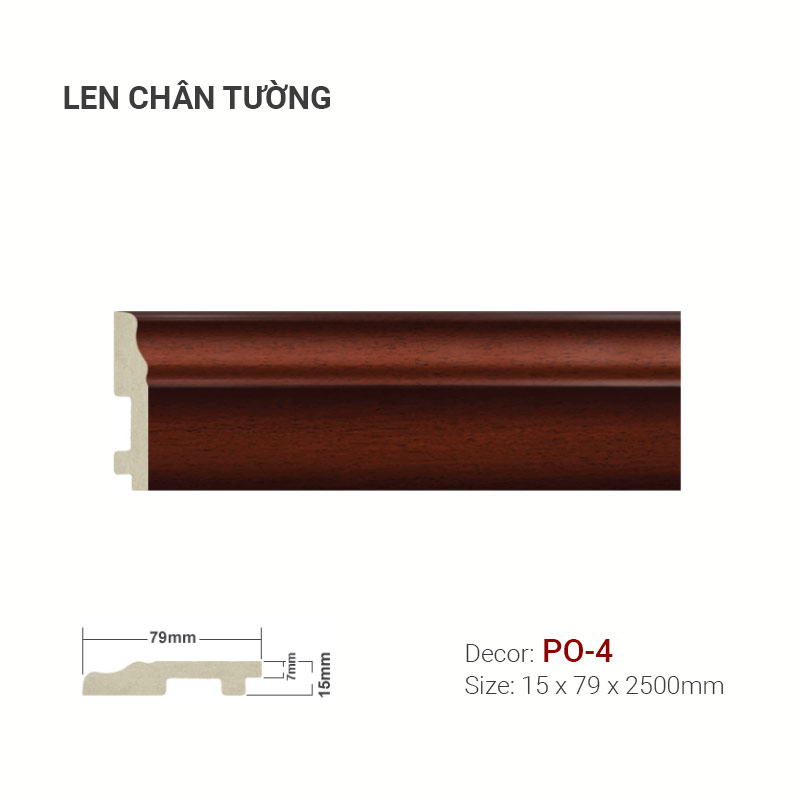 Plastic skirting PO-4