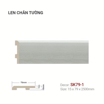 Plastic skirting SK79-1