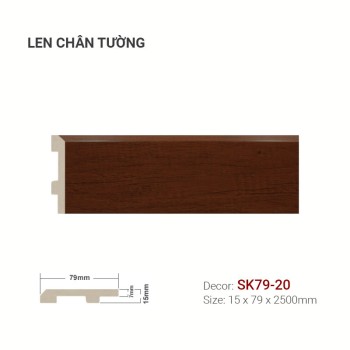 Plastic skirting SK79-20