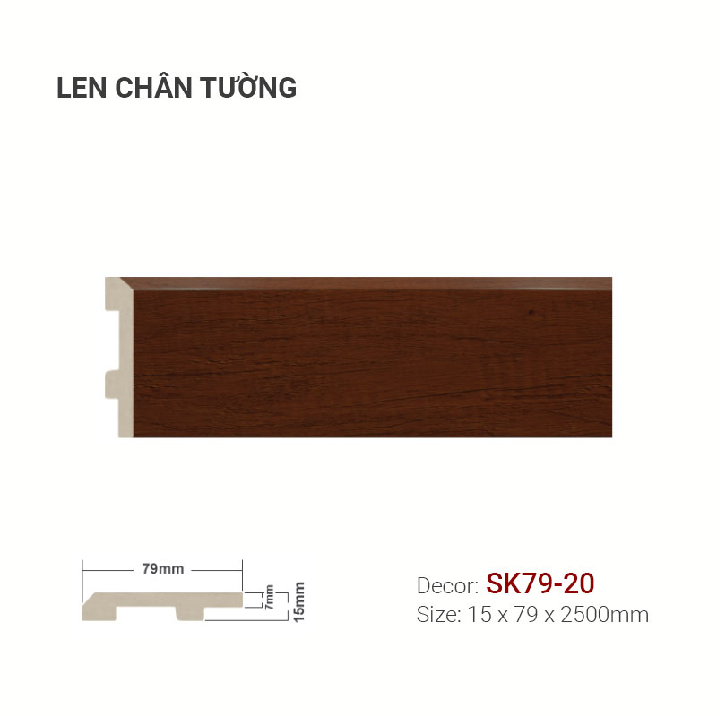 Plastic skirting SK79-20