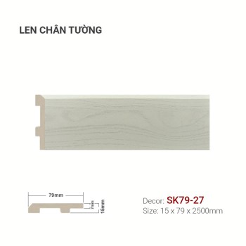 Plastic skirting SK79-27