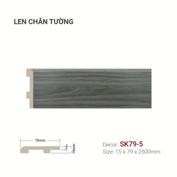 Plastic skirting SK79-5
